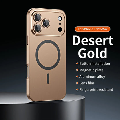 Magnetic Aluminum Metal Frame Protective Case For iPhone