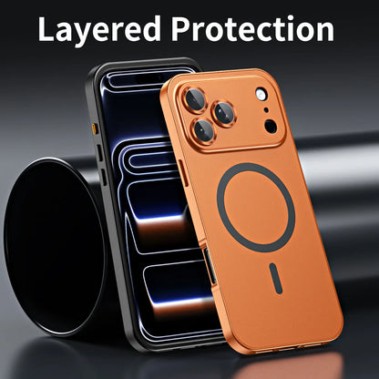Magnetic Aluminum Metal Frame Protective Case For iPhone