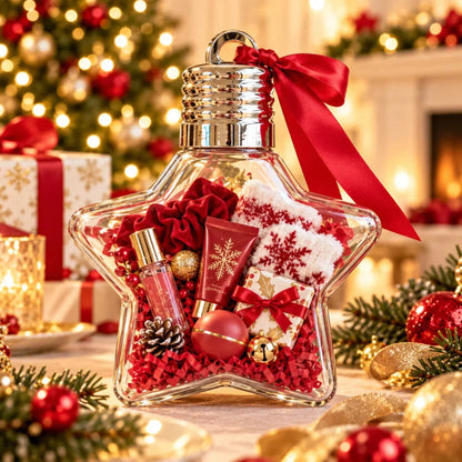 🔔Fill-Your-Own Christmas Bell Gift Box -- Clear DIY Surprise Container for Small Gifts & Stocking Stuffers