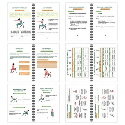 🔥Chair Yoga for Seniors: 40+ Simple Light-Resistance Exercises for Strength, Mobility, Balance & Weight Loss