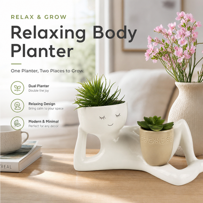 🦥 Abstract-Style Planters: Creative Resin Succulent Pots & Abstract Desktop Decor! 🌿