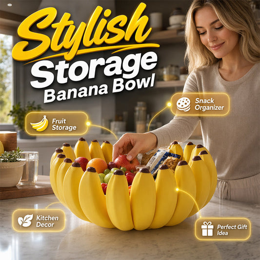 🍌 Banana Storage Bowl — Sculptural & Designer Decorative Container ✨