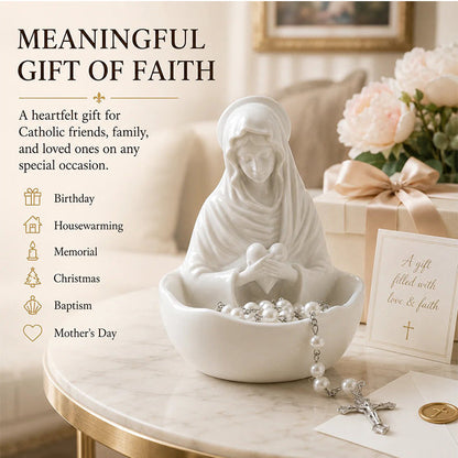 ✨🏛 High-quality resin desk jewelry tray: an elegant white storage bowl for your vanity! ✨🧕
